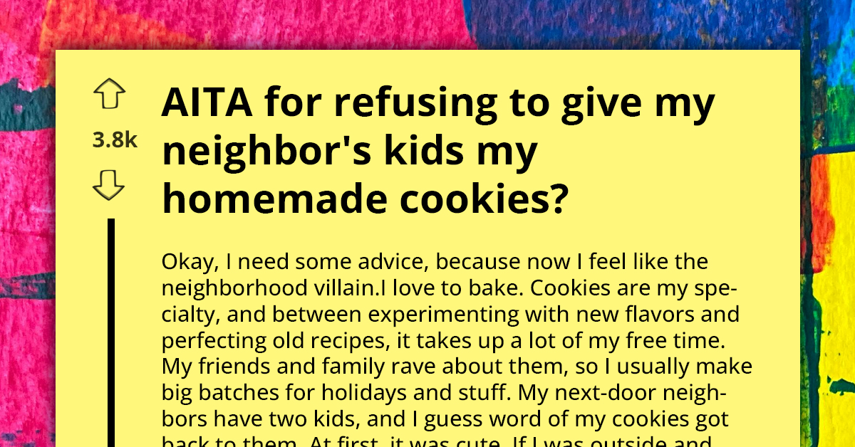 Neighbors Give Side-Eye Because Woman Opts Out Of Cookie Baking Duty For Their Birthday Party