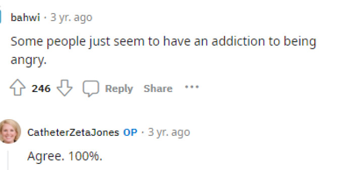 This is something that we agree with too, even outside of this situation, because some people are always angry about seemingly everything.