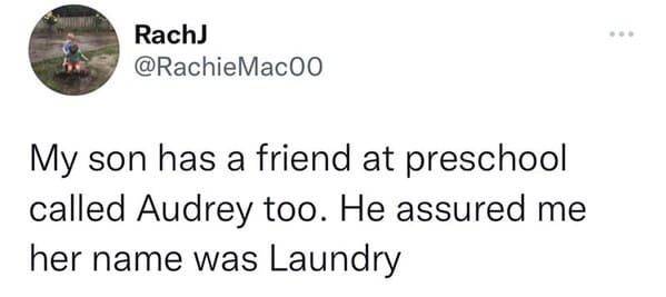 4. It's laundry momma