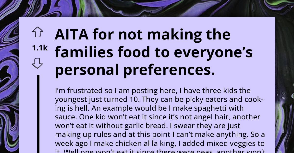 Mother Struggles With Her Three Picky-Eating Children During Mealtime, Ask Reddit For Advice