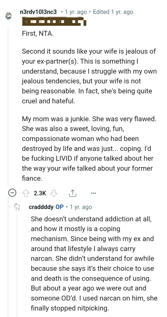 Struggling with jealous tendencies