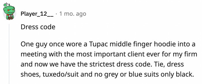 22. It was to honor him