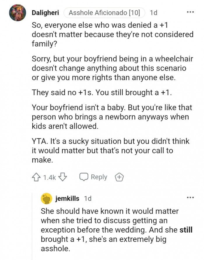 You did not think it would matter