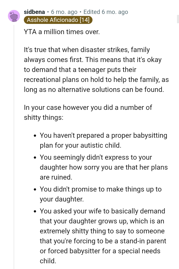 Family comes first when disaster strikes