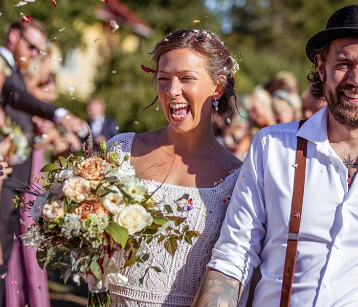 Everyone loved her dress, praising her for all the effort she had put into it