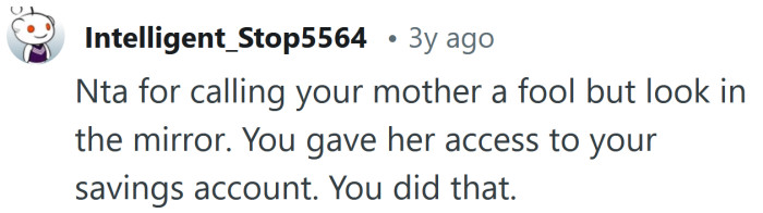 Time to take a look in the mirror.