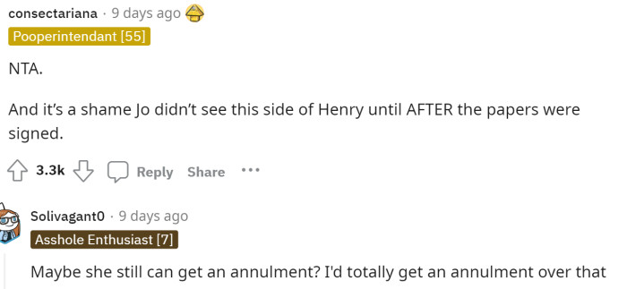 It is very sad that all of this happened literally right after their wedding, but it had to happen one way or another for her to see the truth.