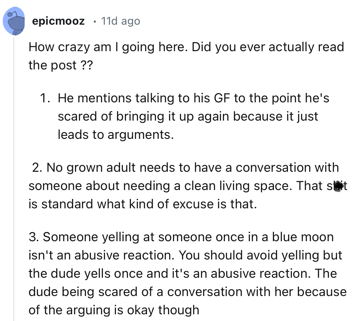 “No Grown Adult Needs to Have a Conversation with Someone About Needing a Clean Living Space.”