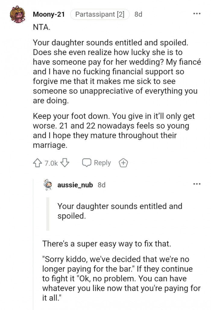 It will only get worse if you give in