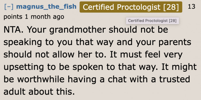 Maybe the sisters can talk about it with their parents.