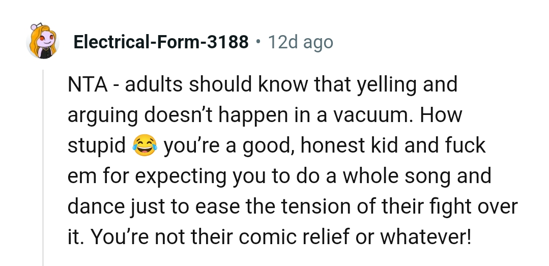 The OP is a good and honest kid