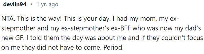 This Redditor had a similar situation, and this is how they handled it: