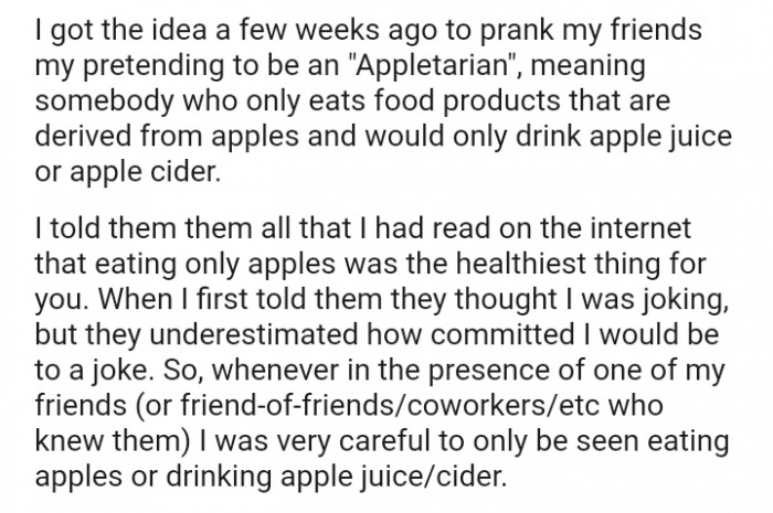 When I first told them, they thought I was joking