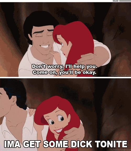 26. Ariel is off to do some naughty things