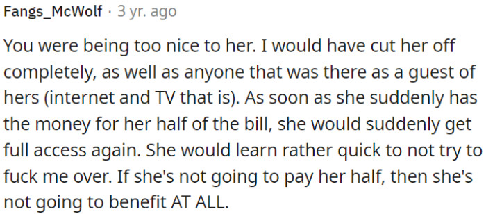 A lesson in fairness and responsibility.