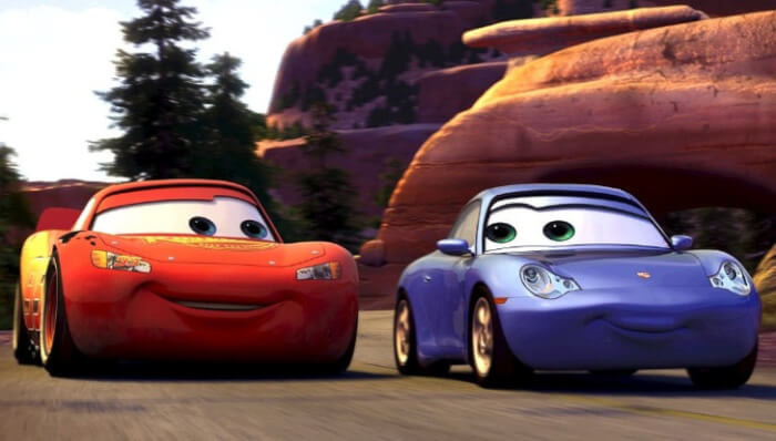 3. The cars in Cars exterminated the human race when they became sentient.