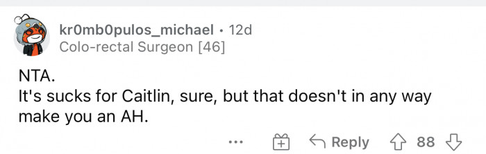 It most definitely doesn't make her the AH.