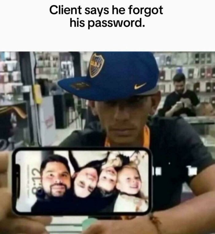 "He Just Forgot Password"