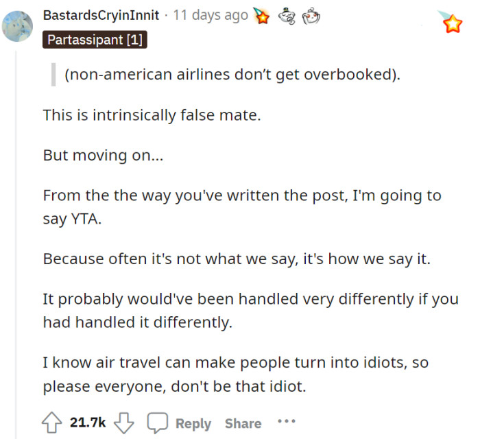 Is OP spreading false information? Anyways, OP should have handled the situation differently.