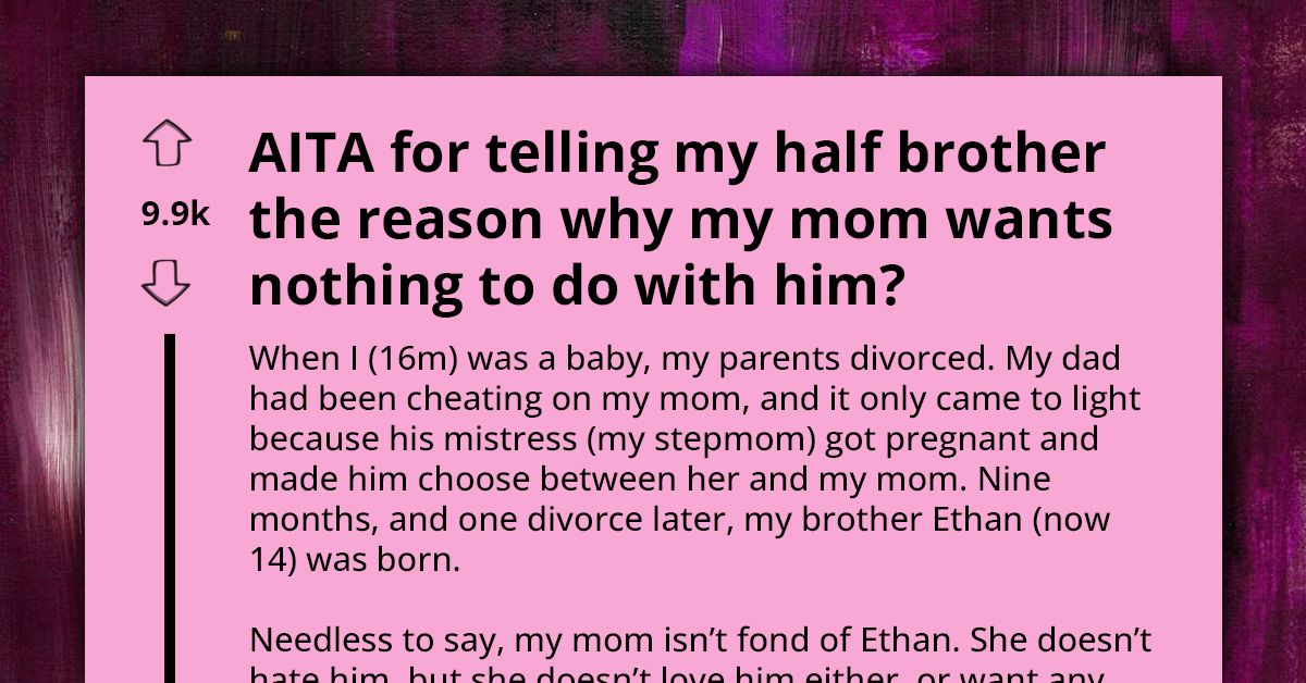 Redditor Sparks Family Feud After Revealing Shocking Truth Surrounding Half-Brother's Birth