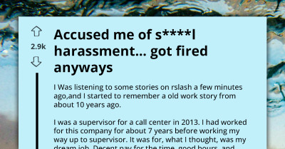 Incompetent Employee Tries To Rope Supervisor Into Sexual Harassment Scandal, Gets Fired Instead