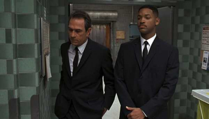 12. The movie 'Men in Black' with the song 'Men in Black'