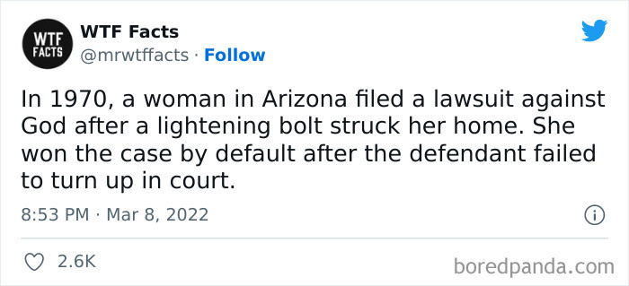 41. She won the case