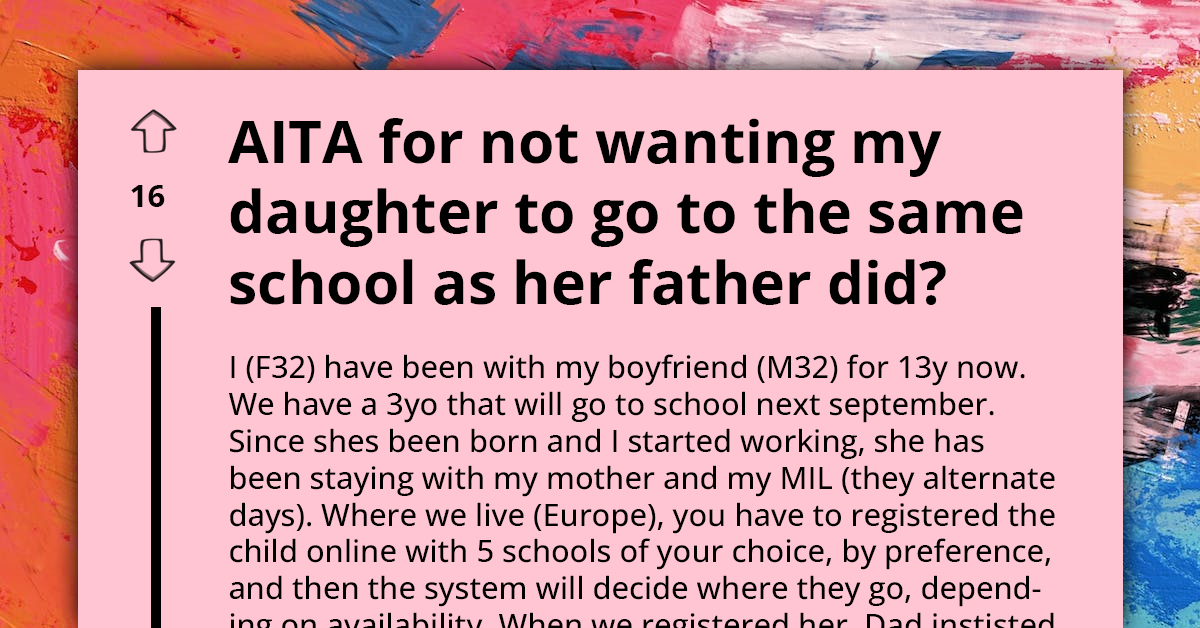 Couple Argument Starts As Mom Refuses To Let Her Little Daughter Go To The Same School Her Partner Did