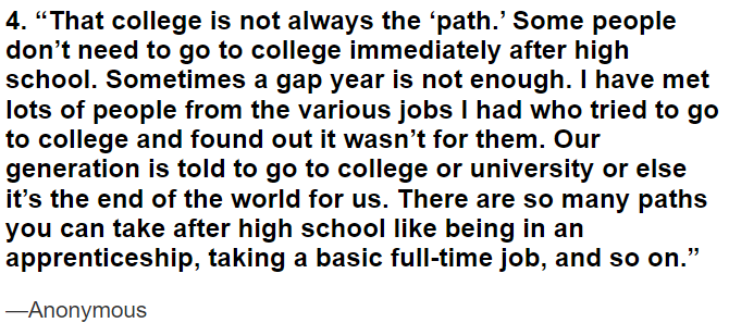 College isn't always the only path after high school.