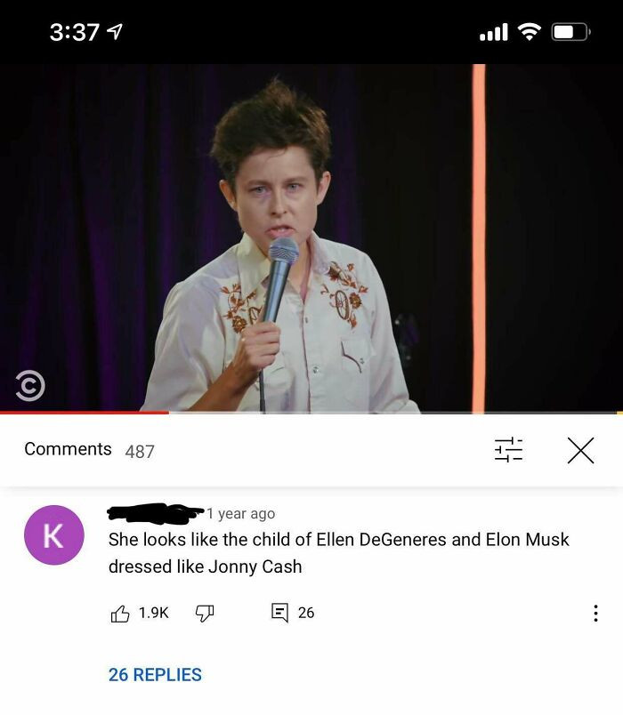 26. Ellen + Elon = Johnny Cash
