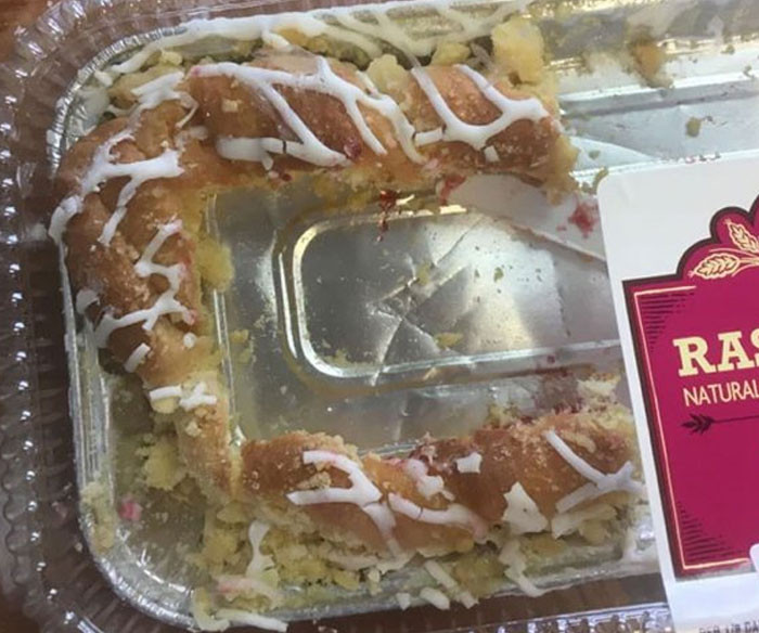 "I Bought A Danish For My Coworkers. Someone Cut Out And Ate The Jelly Part, Leaving The Edges"
