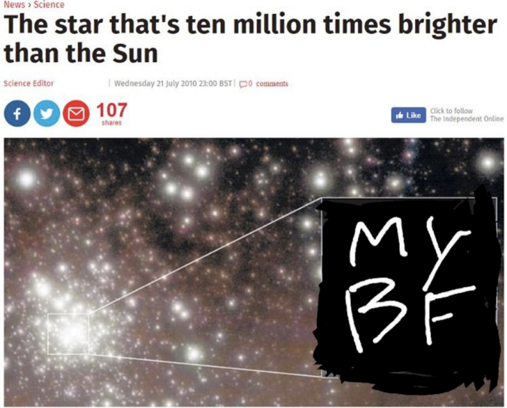 10. My boyfriend is much brighter