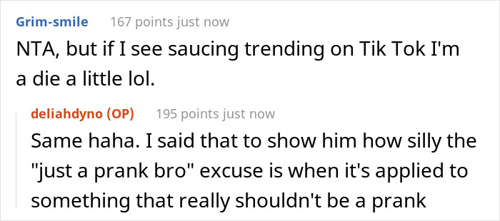 It shouldn't really be a prank