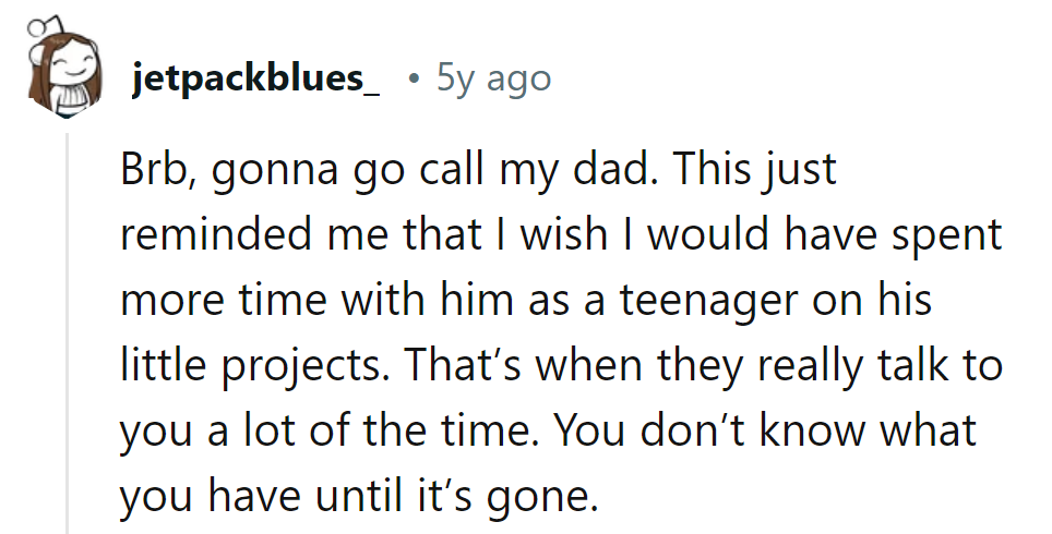 Guess power tools were the real heart-to-heart secret!