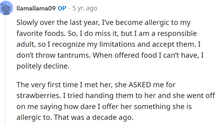 The OP explained that her MIL adores making drama