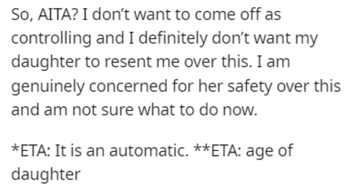 OP doesn't know how to handle this situation, so she turned to Reddit