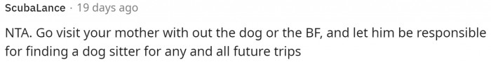 People really didn't give the boyfriend any sugarcoating in this situation.