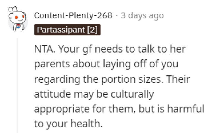 Harmful for OP's health