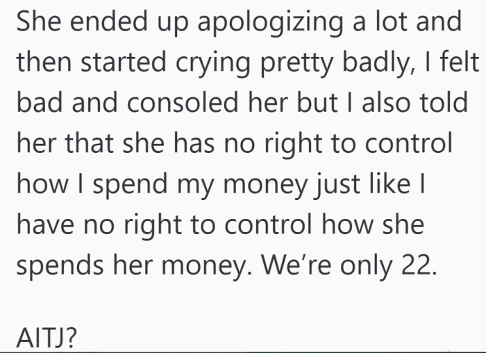 The night ended with tears, apologies, and a reminder that they’re still young and figuring out boundaries.