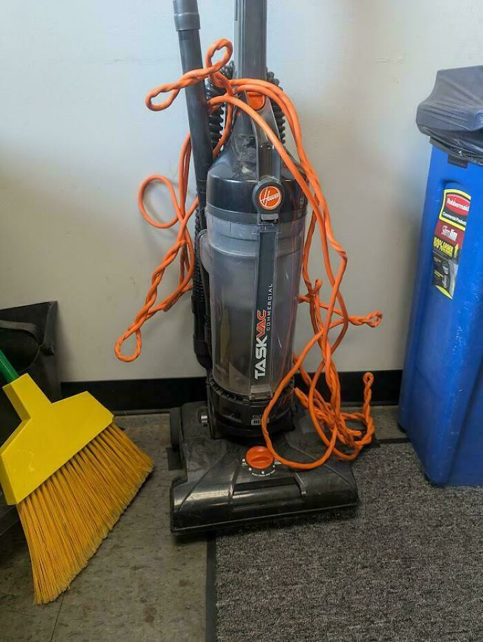 "The Way My Coworker Wraps The Cord On The Vacuum"