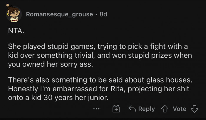 Don't throw stones when you live in a glass house.