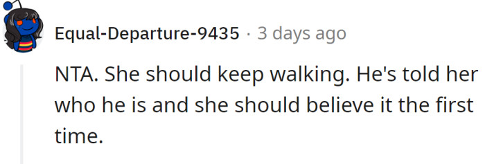 It says a lot about her boyfriend's character