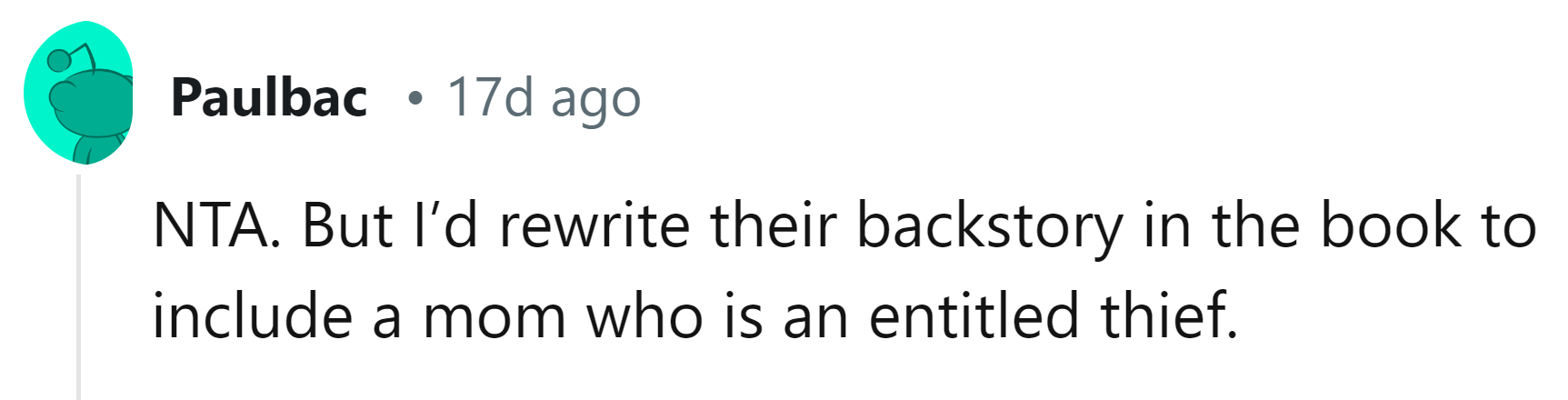 Time to rewrite their backstory.