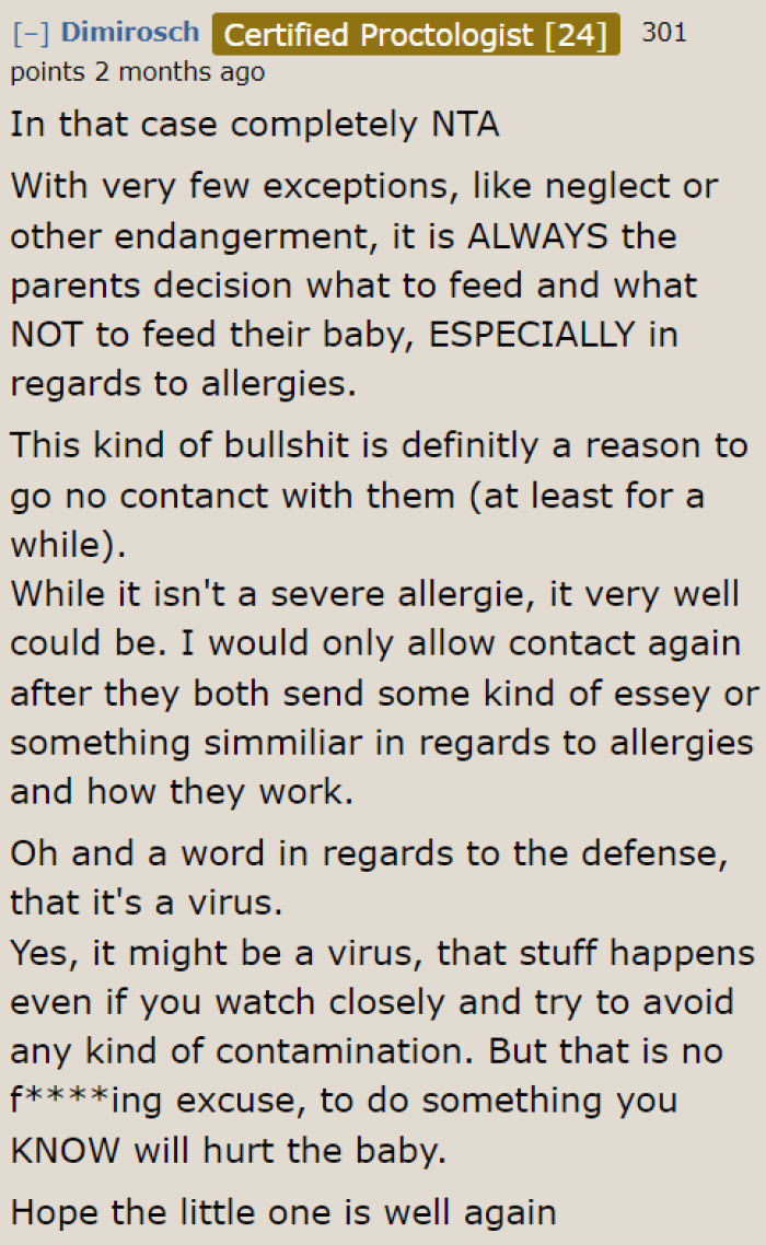 What the sister did is considered neglect and endangerment, as this user pointed out.