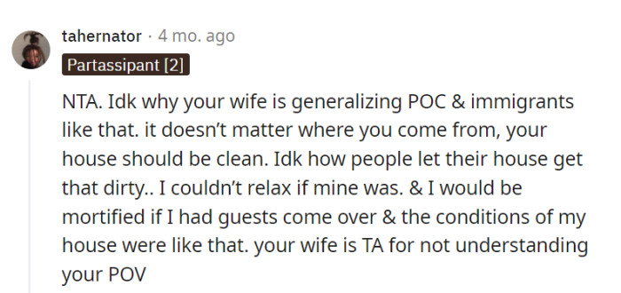 Exactly; cleanliness is a universal language, and even the coolest party can't make up for a dirty house. It's a 