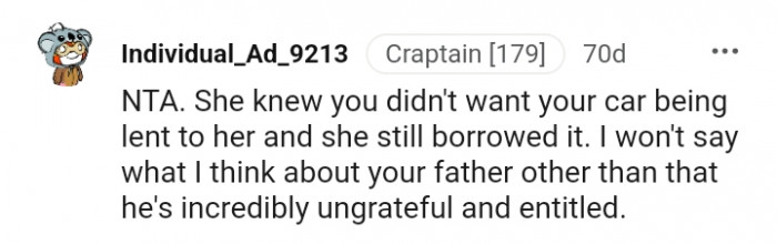 He Is Incredibly Ungrateful and Entitled