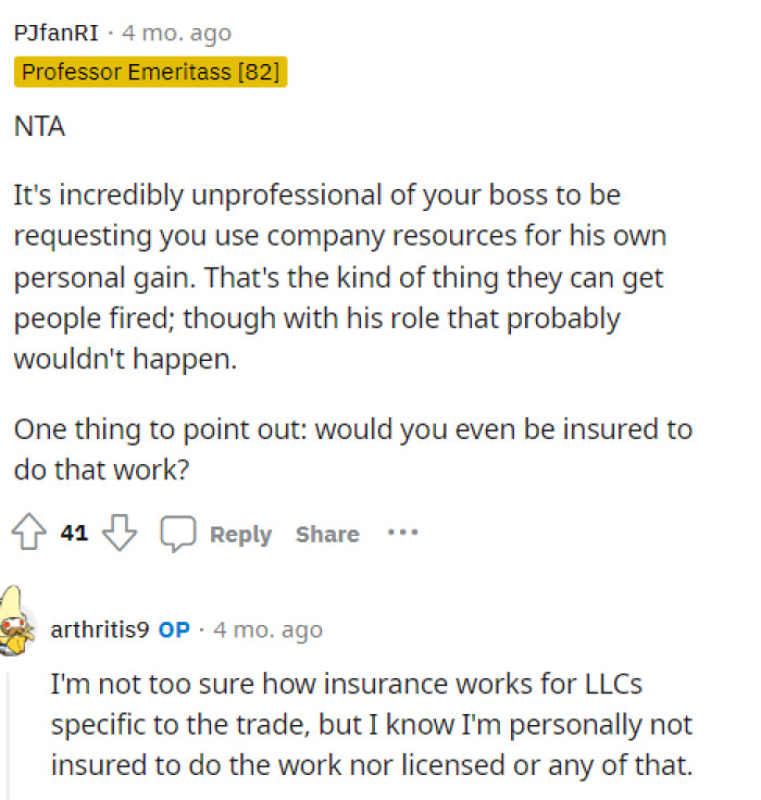 This sure sounds like OP probably shouldn't have been doing the work for him regardless of all of this.