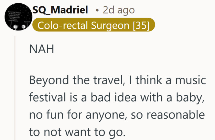 Some plans are just not baby compatible, and this one did not make the cut.