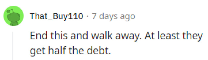 You have to know when to walk away