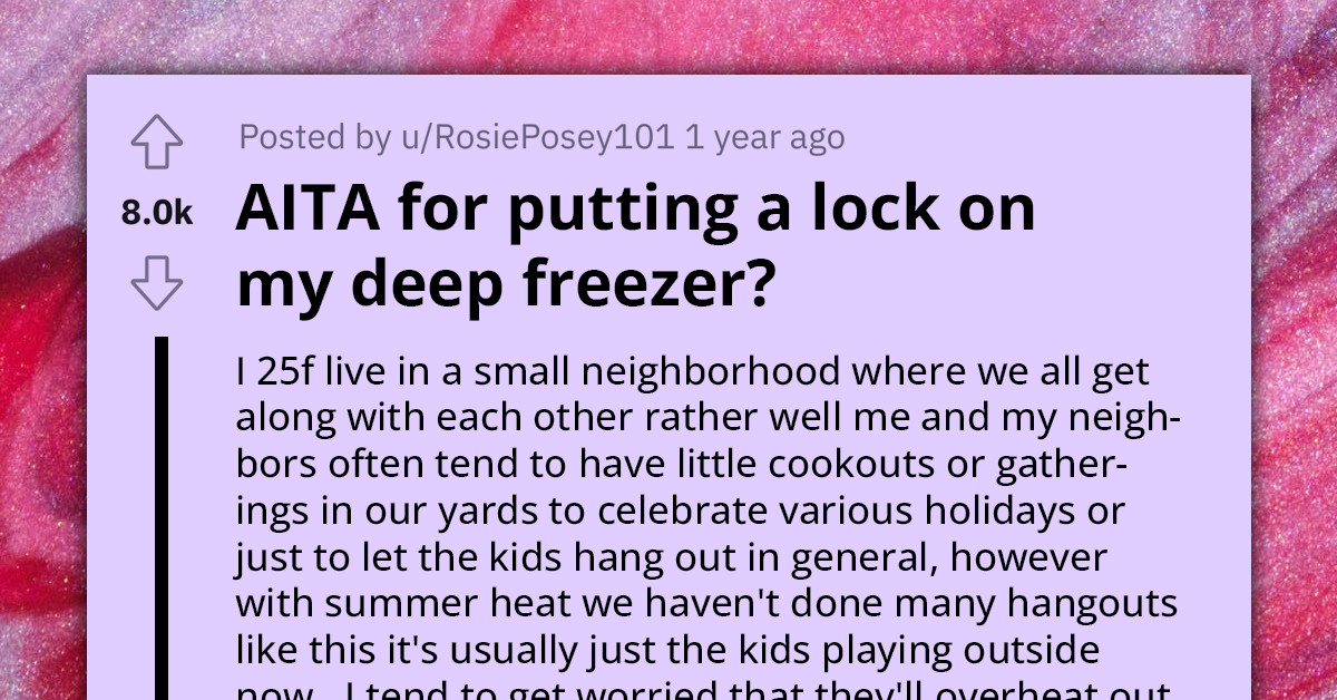 Woman Sparks Heated Confrontation After Locking Out Greedy Parents and Their Kids From Neighborhood Ice Cream Freezer